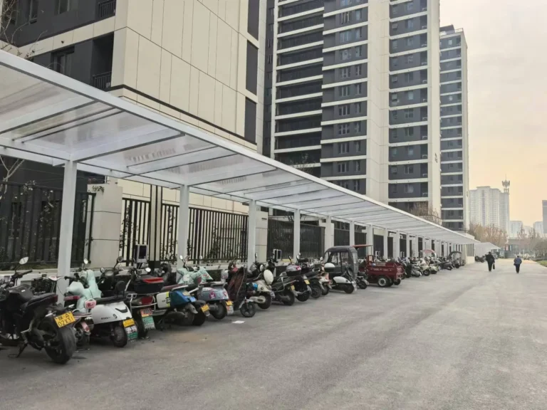 两轮电动车棚